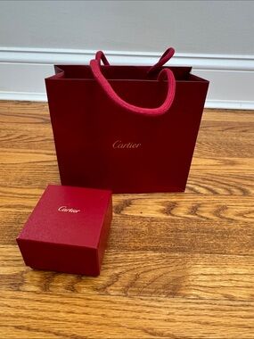 cartier box & gift bag